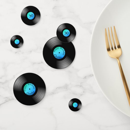 LP Vinyl Record Gepersonaliseerde Confetti (Groep)