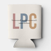 LPC Licensed Professional Counselor Blikjeskoeler (Achterkant)