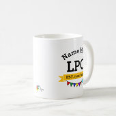 LPC Licensed Professional Counselor Gepersonalisee Koffiemok (Voorkant rechts)