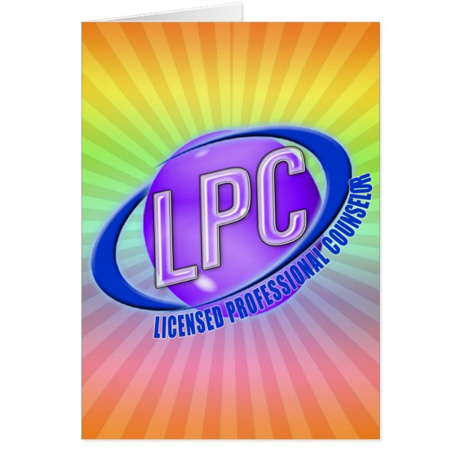 LPC SWOOSH LOGO LICENSED PROFESSIONAL COUNSELOR (Voorkant)
