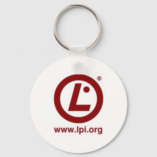 LPI Logo Knop Sleutelhanger (Voorkant)