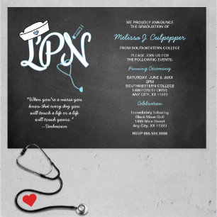 LPN afstuderen verpleegkundige pinning ceremonie n Kaart