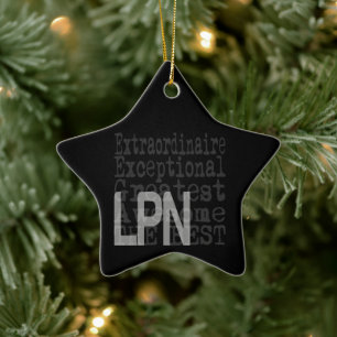 LPN-extraordinaire Keramisch Ornament
