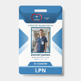 LPN Gecertificeerd Praktisch Verpleegkundige Foto  Badge