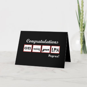 LPN-graad - AANGEPASTE NAAM - Gefeliciteerd Kaart