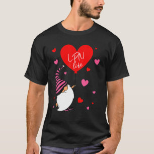 LPN Life Valentijn Gnome Nurse Valentijnsdag Ess T-shirt