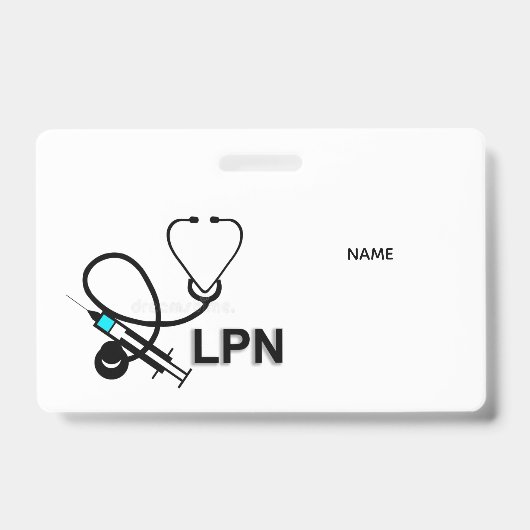 LPN Naam Badge (Voorzijde)