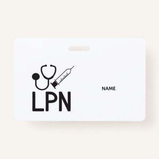 LPN Name Badge (Devant)