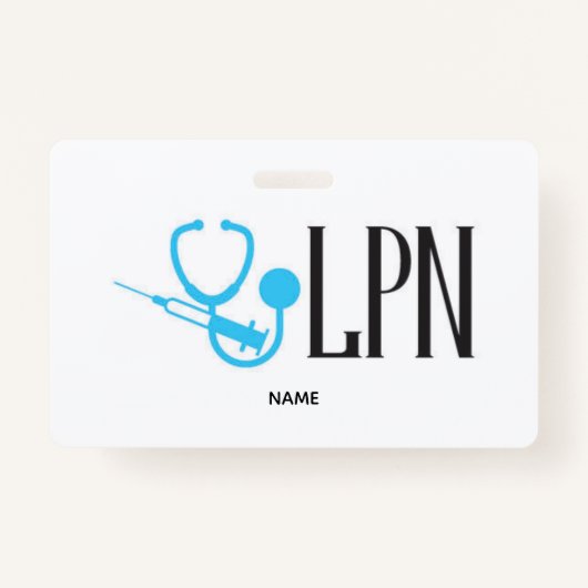 LPN Name Badge (Voorkant)