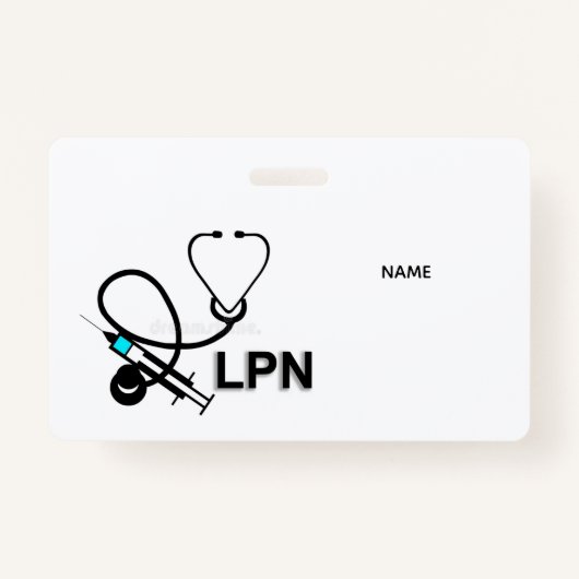 LPN Name Badge (Devant)