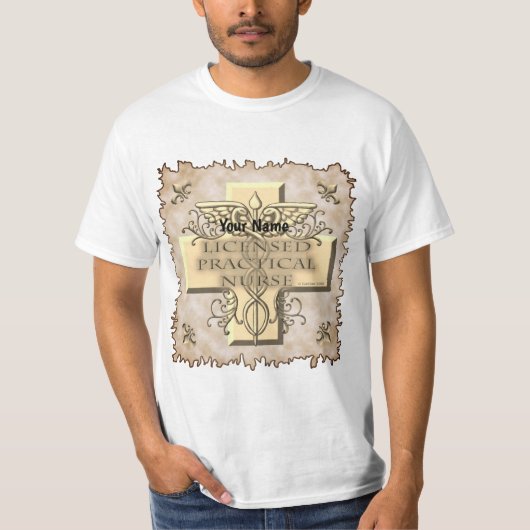 LPN Nurse Caduceus T-shirt (Voorkant)