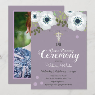 LPN Nurse Pinning Ceremony Afstuderen Anemone Kaart