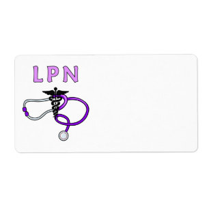 LPN-stethoscoop Etiket