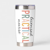 LPN Tumbler - Personalized Licensed Practical Nurs Geïsoleerde Drinkbeker (Voorkant)