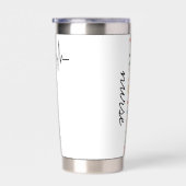 LPN Tumbler - Personalized Licensed Practical Nurs Geïsoleerde Drinkbeker (Rechts)
