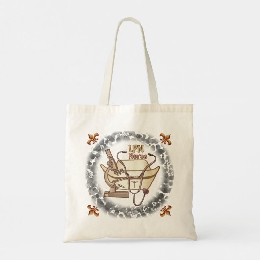 LPN verpleegkundige canvas tas (Achterkant)