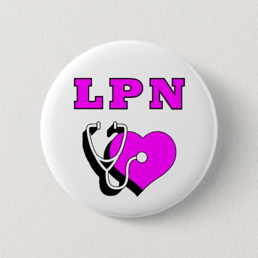LPN-zorg Ronde Button 5,7 Cm (Voorkant)
