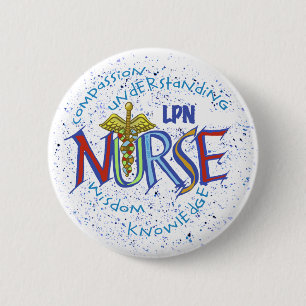 LPN Zuurmotto-pen Ronde Button 5,7 Cm