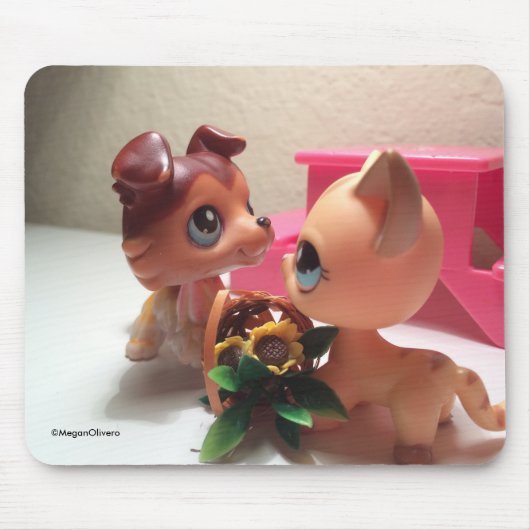 LPS Collie Love Mousepad Muismat (Voorkant)