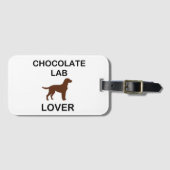 LR-chocoladelab Bagagelabel (Voorkant (horizontaal))