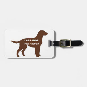 LR-chocoladelabnaam silhouette Bagagelabel