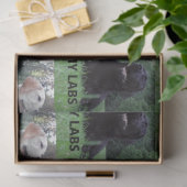 LR I Love My Labs with afbeelding Tissuepapier (Geschenk)