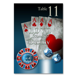 LR Las Vegas Deluxe TC-11 Monaco blauw & rood Kaart