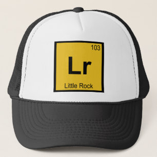 Lr - Little Rock Arkansas Scheikunde Periodiek Sys Trucker Pet