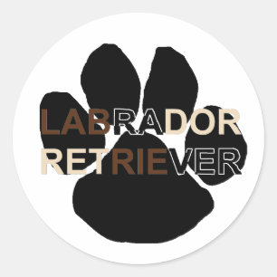 LR-naampootje Ronde Sticker