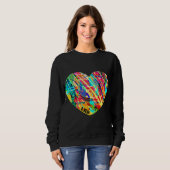 LRD Heart Patch Basic Sweatshirt (Voorkant volledig)