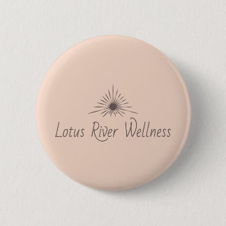 LRW Sun Logo Brand gedempte blush Button
