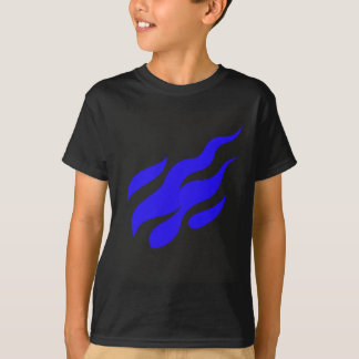 L's blauwe vlam t-shirt