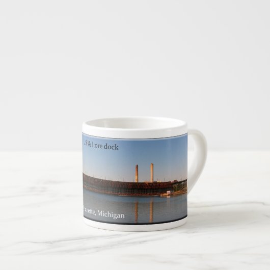 LS&I Ore Dock Marquette espresso mok (Voorkant rechts)