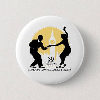 LSDS 30 jaar Jubileum Lindy Hop Badge Ronde Button 5,7 Cm