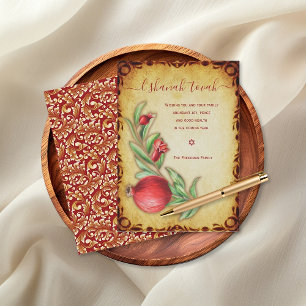 L'shanah Tovah Gelukkig Rosh Hashanah Joods Feestdagenkaart