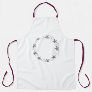 LSimple elegant douane-logo hier bedrijf Schort