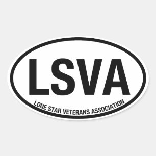 LSVA Auto Ovale Decal (4 Decals) Ovale Sticker