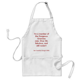 LT Apron - De prachtige Grannies Club Standaard Schort
