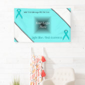 Lt blauw/Blauwgroen standaardlint door Kenneth Yon Spandoek (Insitu)