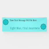 Lt blauw/Blauwgroen ventilatorlint door Kenneth Yo Spandoek (Horizontaal)