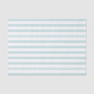 Lt. Blauw en witte horizontale streep Tissuepapier