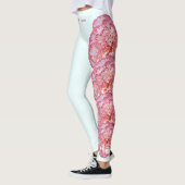 Lt Blue Alabama Camellia Leggings de fleur d'État (Gauche)