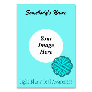 Lt Blue/Blauwgroen Flower Ribbon Tmpl van Kenneth  Kaart