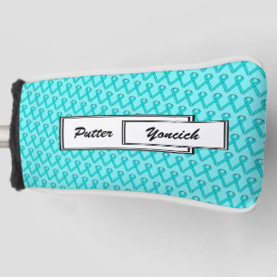 Lt Blue / Blauwgroen standaard lintje door Kenneth Golfheadcover