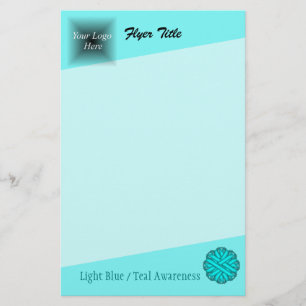 Lt Blue/Blauwgroen ventilatorlint door Kenneth Yon Flyer