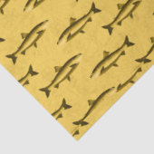 Lt Blue en Gold Nautical Series Design 16 Tissuepapier (Detail)