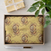 Lt Blue en Gold Nautical Series Design 2 Tissuepapier (Geschenk)