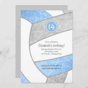 lt blue gray volleyball meiden: sportviering kaart