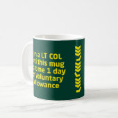Lt Col Café Mug (Devant gauche)