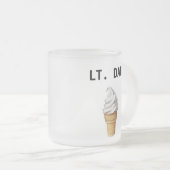 Lt. Dan icecream cup Matglas Koffiemok (Voorkant rechts)